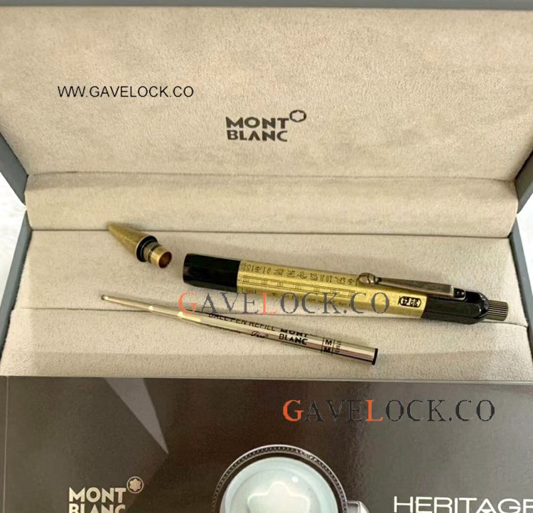 Luxury Montblanc Vintage Pen - Gold Ballpoint pen Gift